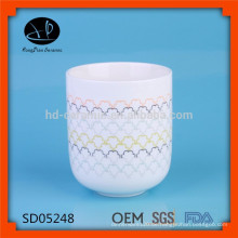 Keramikglas mit Abziehbild, großformatiger Honigtopf, Porzellankanister